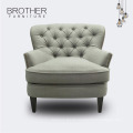 Simple design fashion grey sofa relaxing recliner chair for lounge